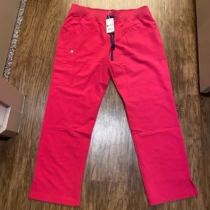 Figs Ultra Rose Kade Cargo Scrub Pants XL